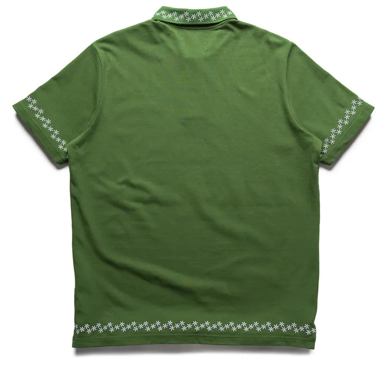 Felt Hitch Hiker Polo Shirt - Deep Green