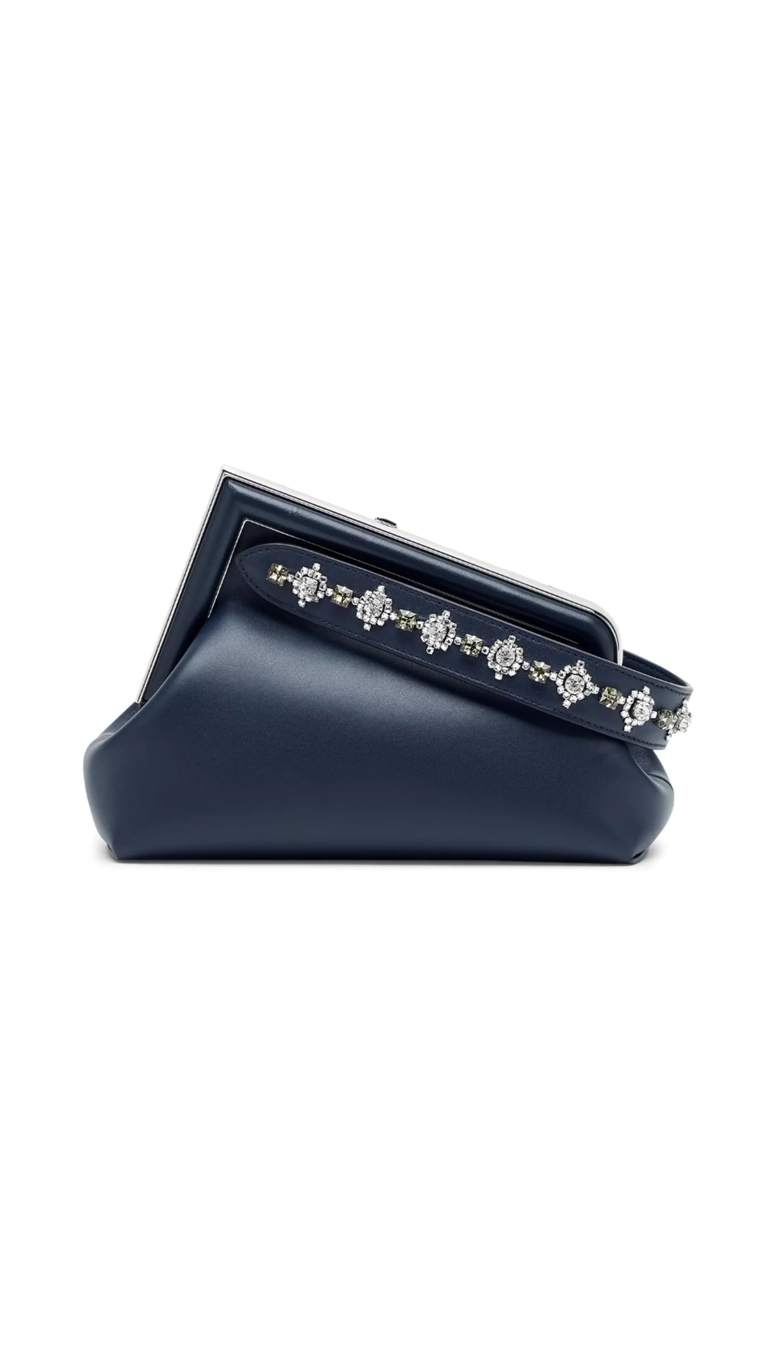 Fendi First Small Bag Handle Navy