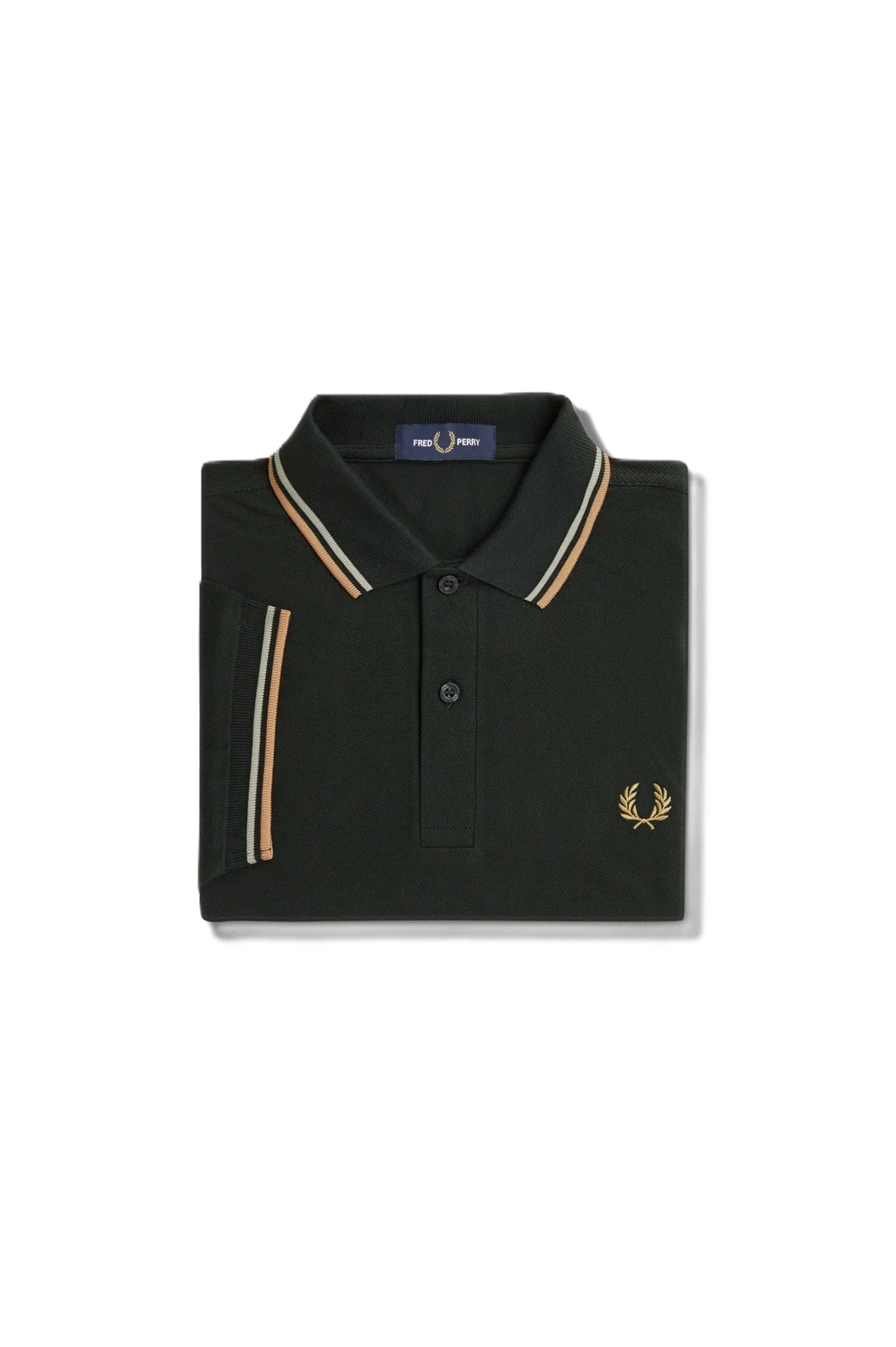 Fred Perry Twin Tipped Polo Shirt NgRe/WrGrey/LRus