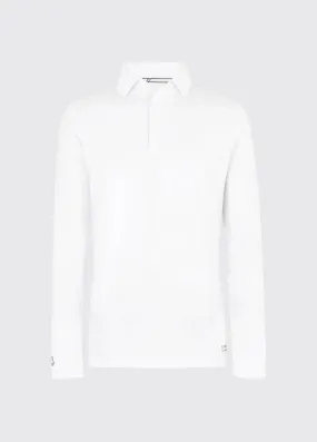 Freshford Mens Long-sleeved Polo - White