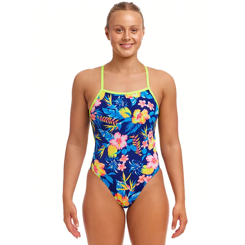 Funkita - In Bloom - Ladies Eco Tie Me Tight One Piece