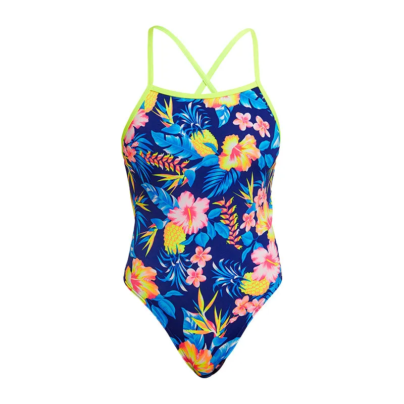 Funkita - In Bloom - Ladies Eco Tie Me Tight One Piece