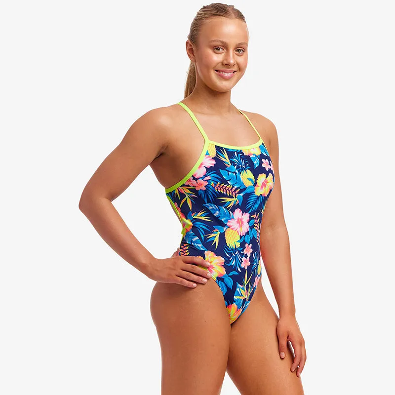 Funkita - In Bloom - Ladies Eco Tie Me Tight One Piece