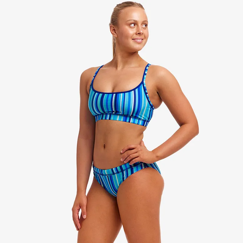 Funkita - Lane Lines - Ladies Eco Sports Brief