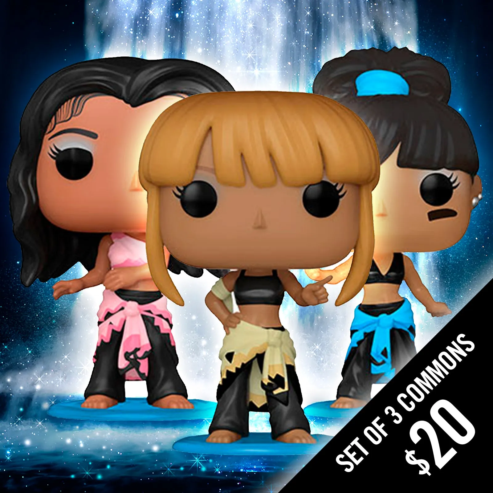 Funko Pop! Rocks: TLC (Set of 3 Commons)