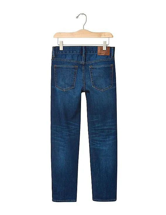 GAP Boys Blue 1969 Stretch Straight Jeans