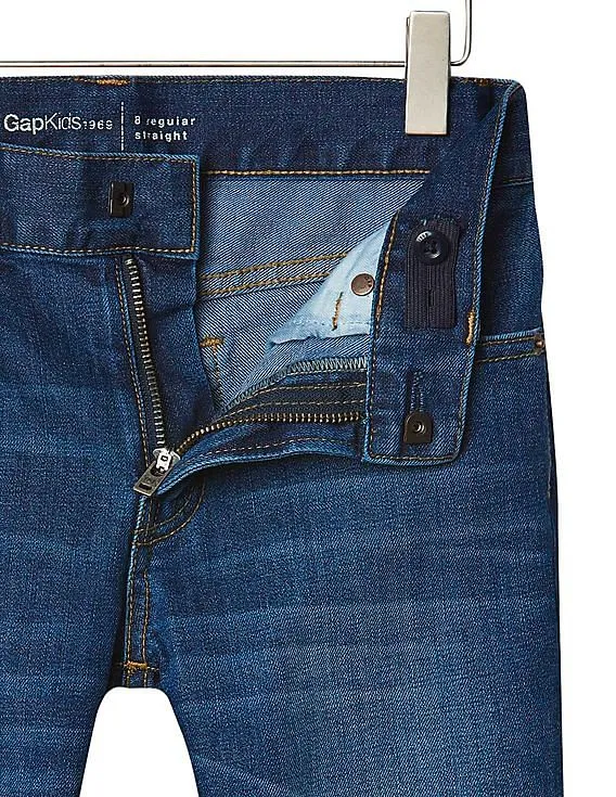 GAP Boys Blue 1969 Stretch Straight Jeans