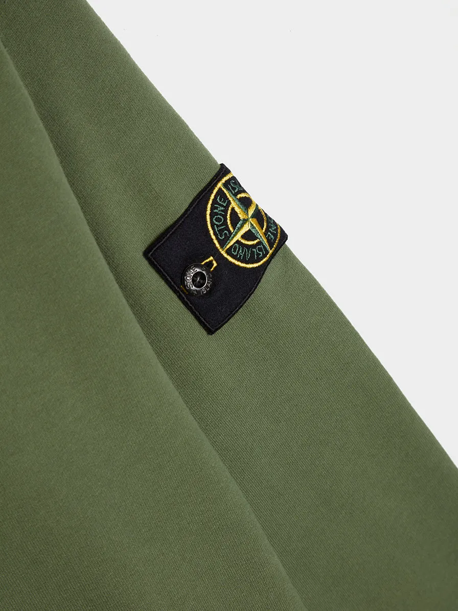 Olive Garment Dyed Classic Sweatshirt