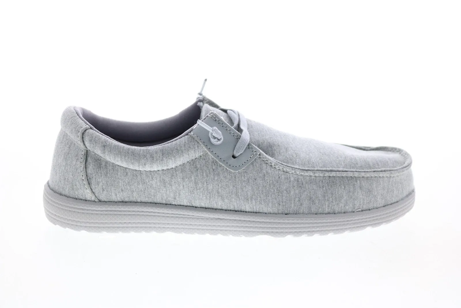 GBX Gray Canvas Casual Loafers & Slip-Ons (Bowery)