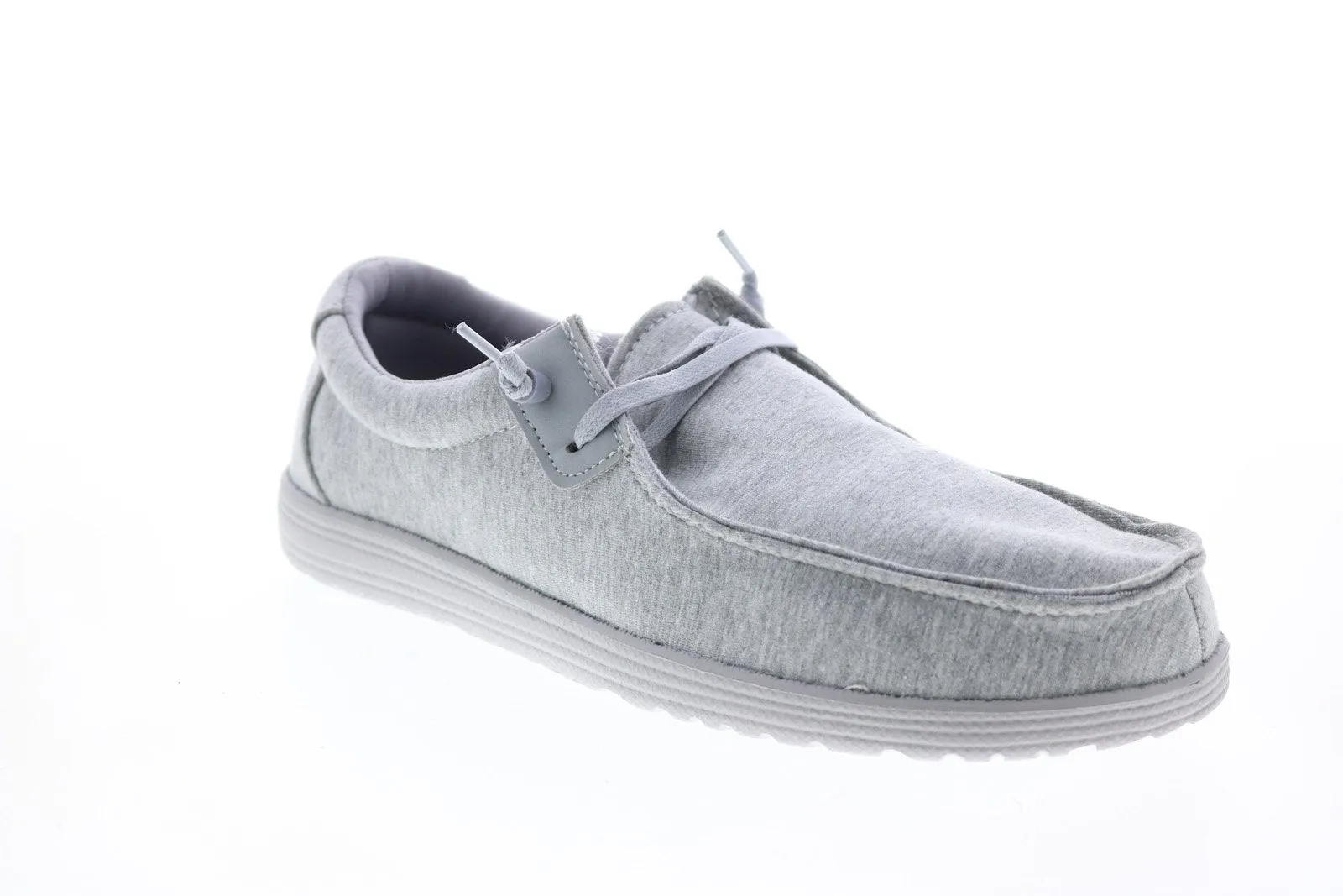 GBX Gray Canvas Casual Loafers & Slip-Ons (Bowery)