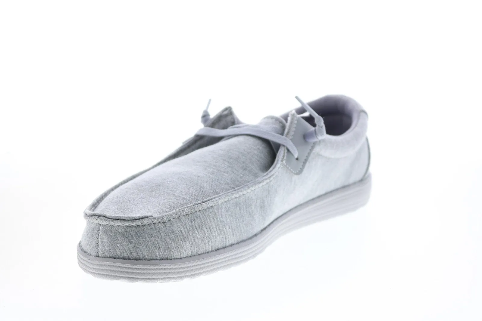 GBX Gray Canvas Casual Loafers & Slip-Ons (Bowery)