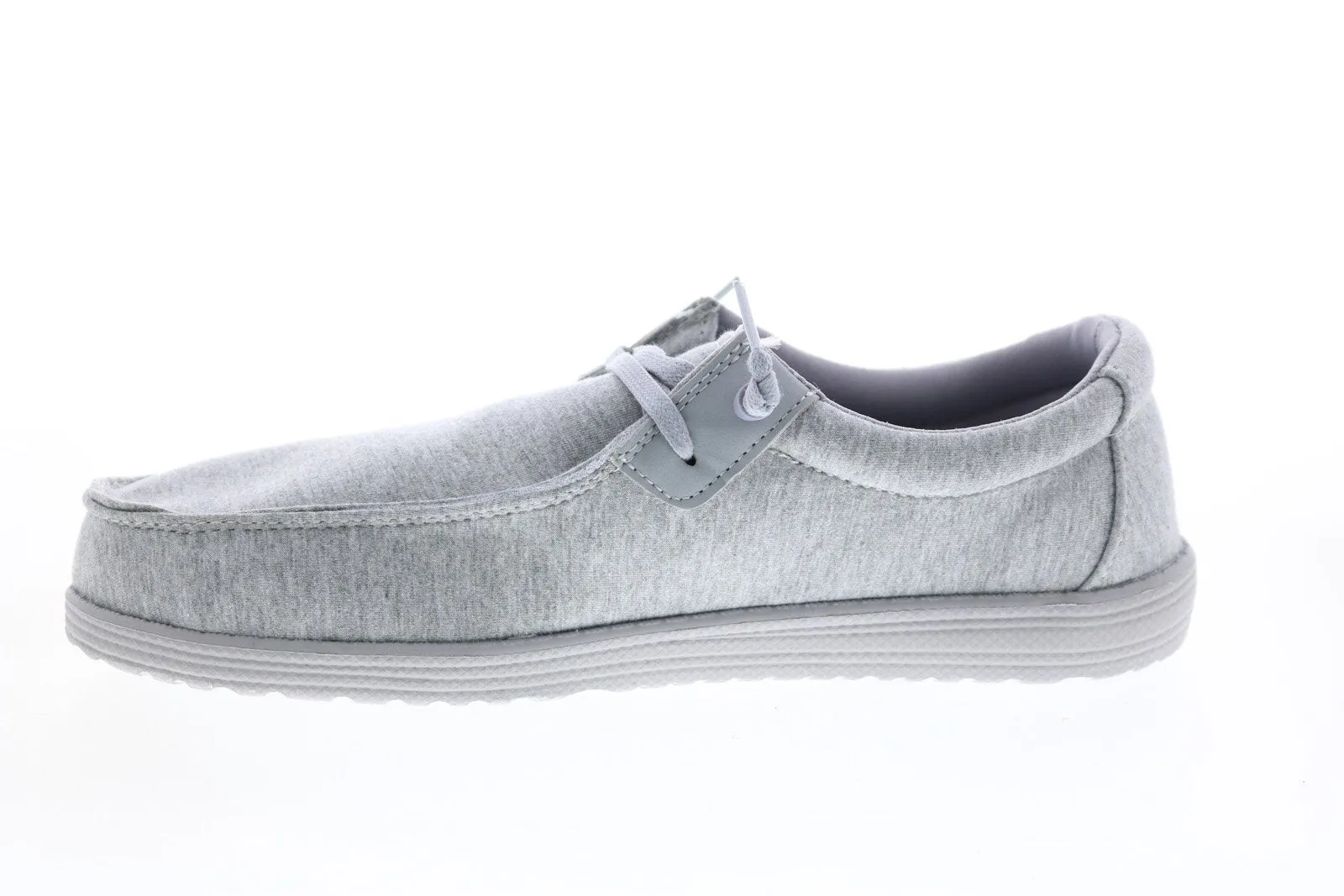 GBX Gray Canvas Casual Loafers & Slip-Ons (Bowery)