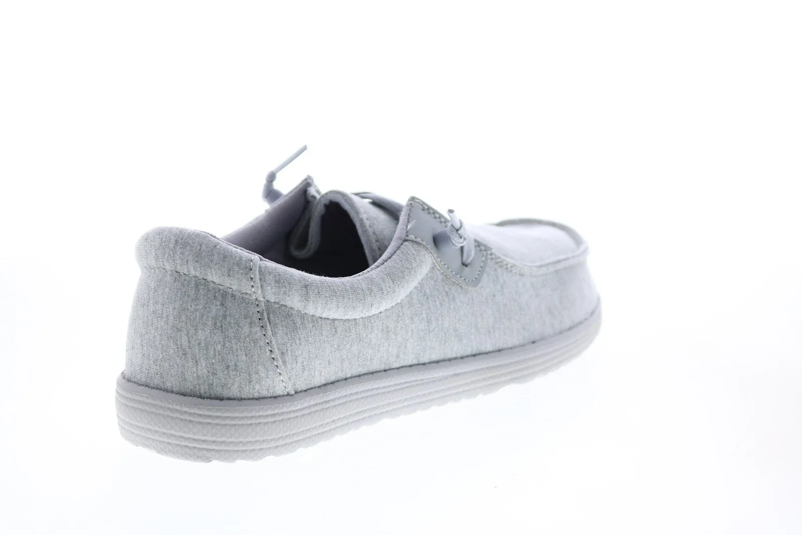 GBX Gray Canvas Casual Loafers & Slip-Ons (Bowery)