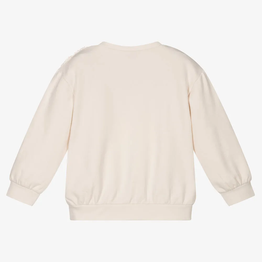 Girls Ivory Sweatshirt