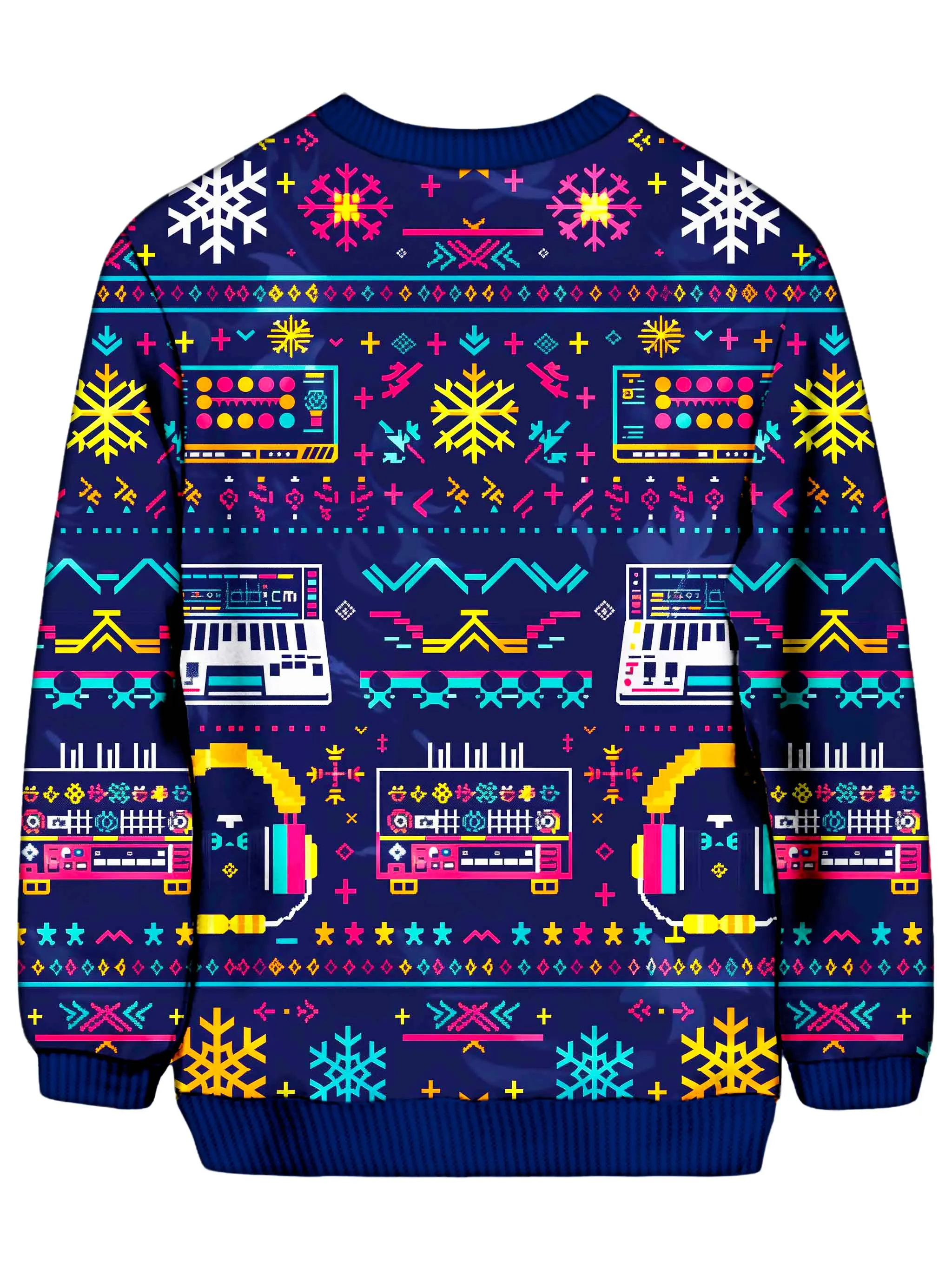 Glitchmas Groove Christmas Ugly Sweatshirt