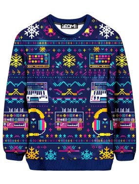 Glitchmas Groove Christmas Ugly Sweatshirt