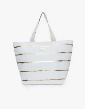 Gold Cotton Beach Bag - Rina