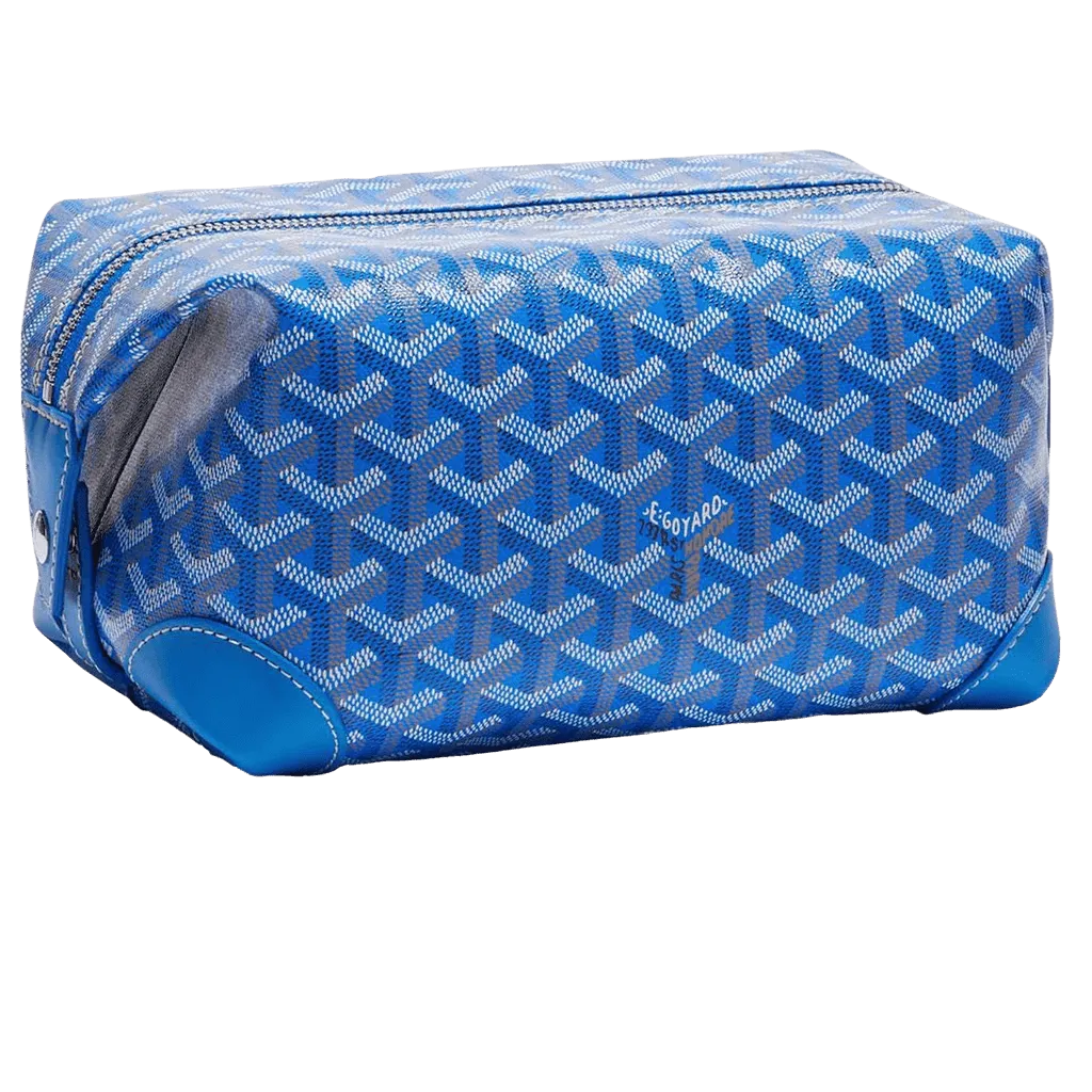 Goyard Bowling 25 Toiletry Bag 'Sky Blue'