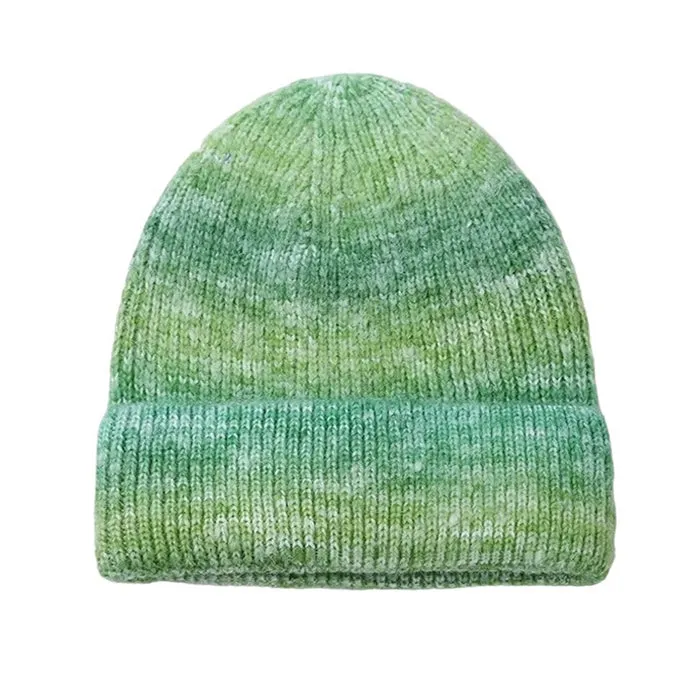 Gradient Knit Beanie Hat