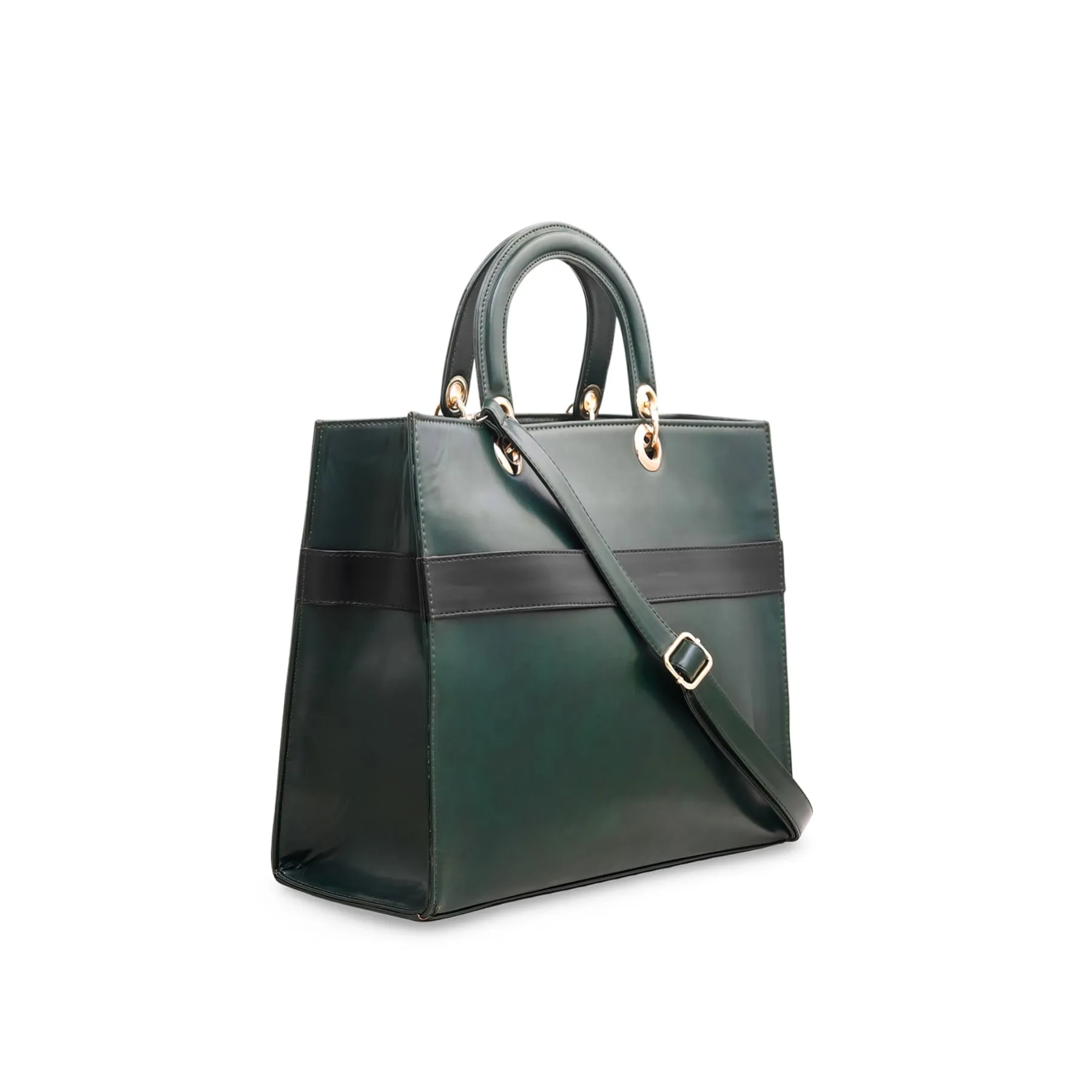 Green Formal Hand Bag P54579