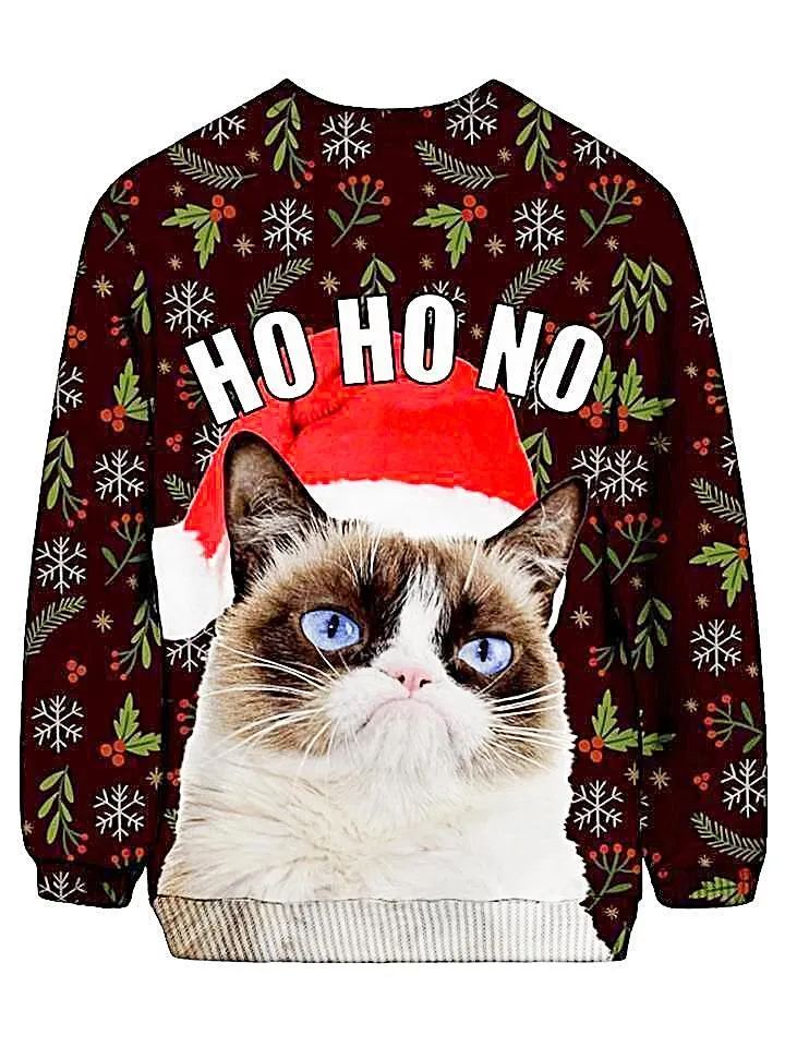 Grumpy Cat Ugly Sweatshirt