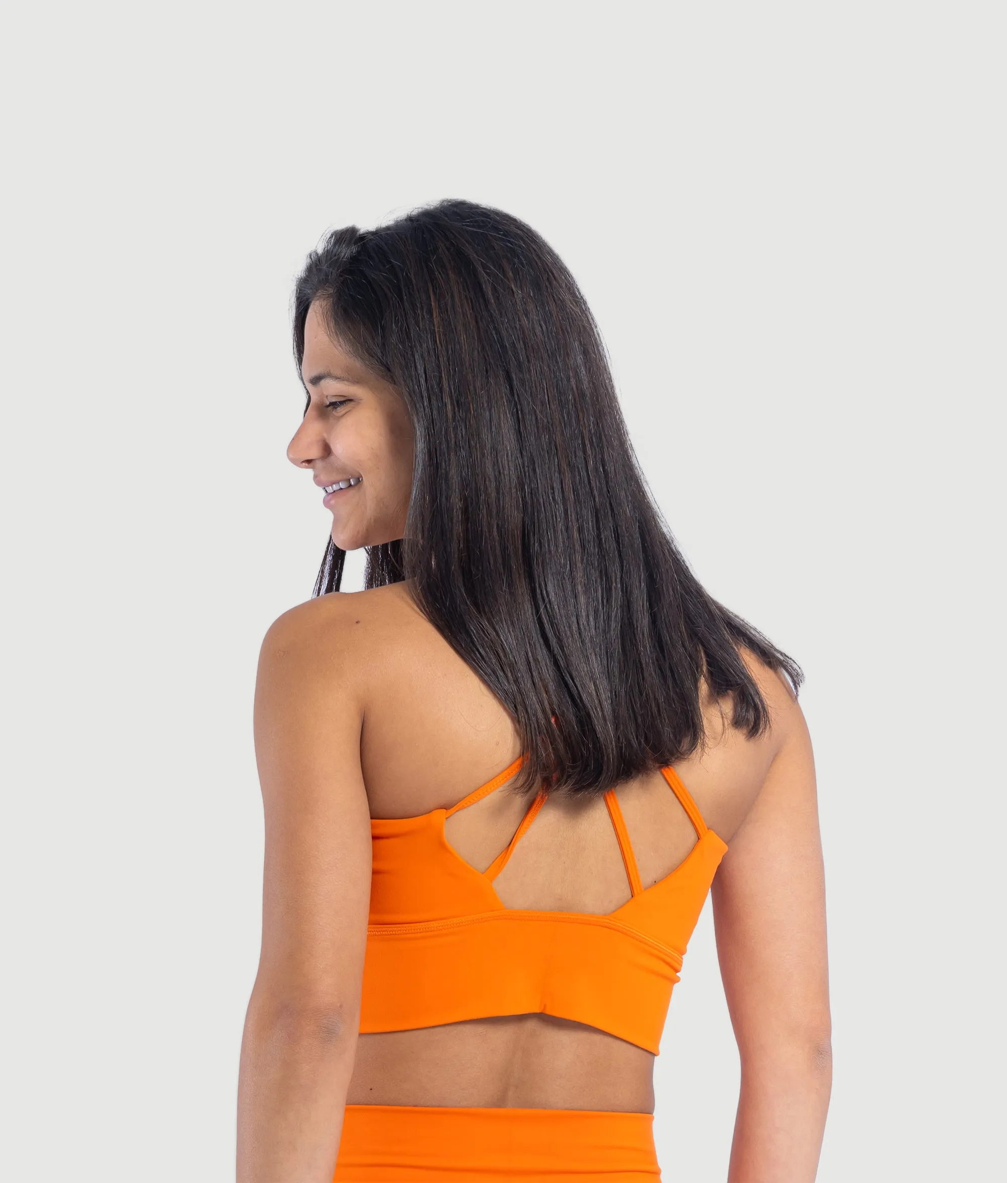 Halo Bra - Neon Orange