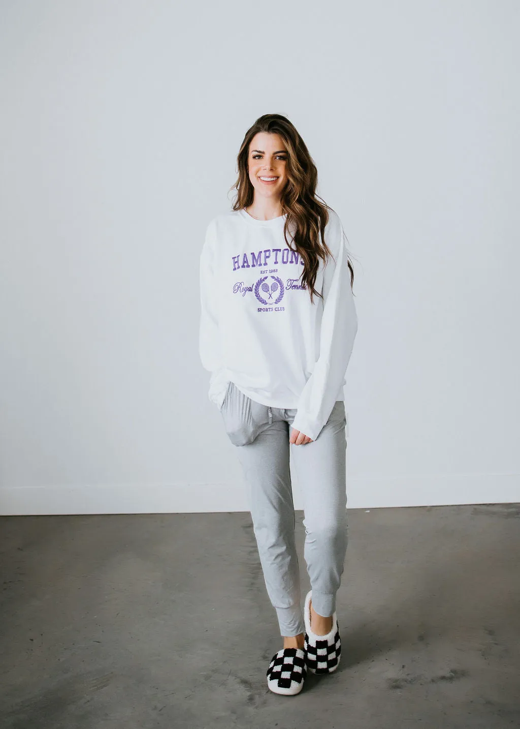 Hamptons Embroidered Sweatshirt