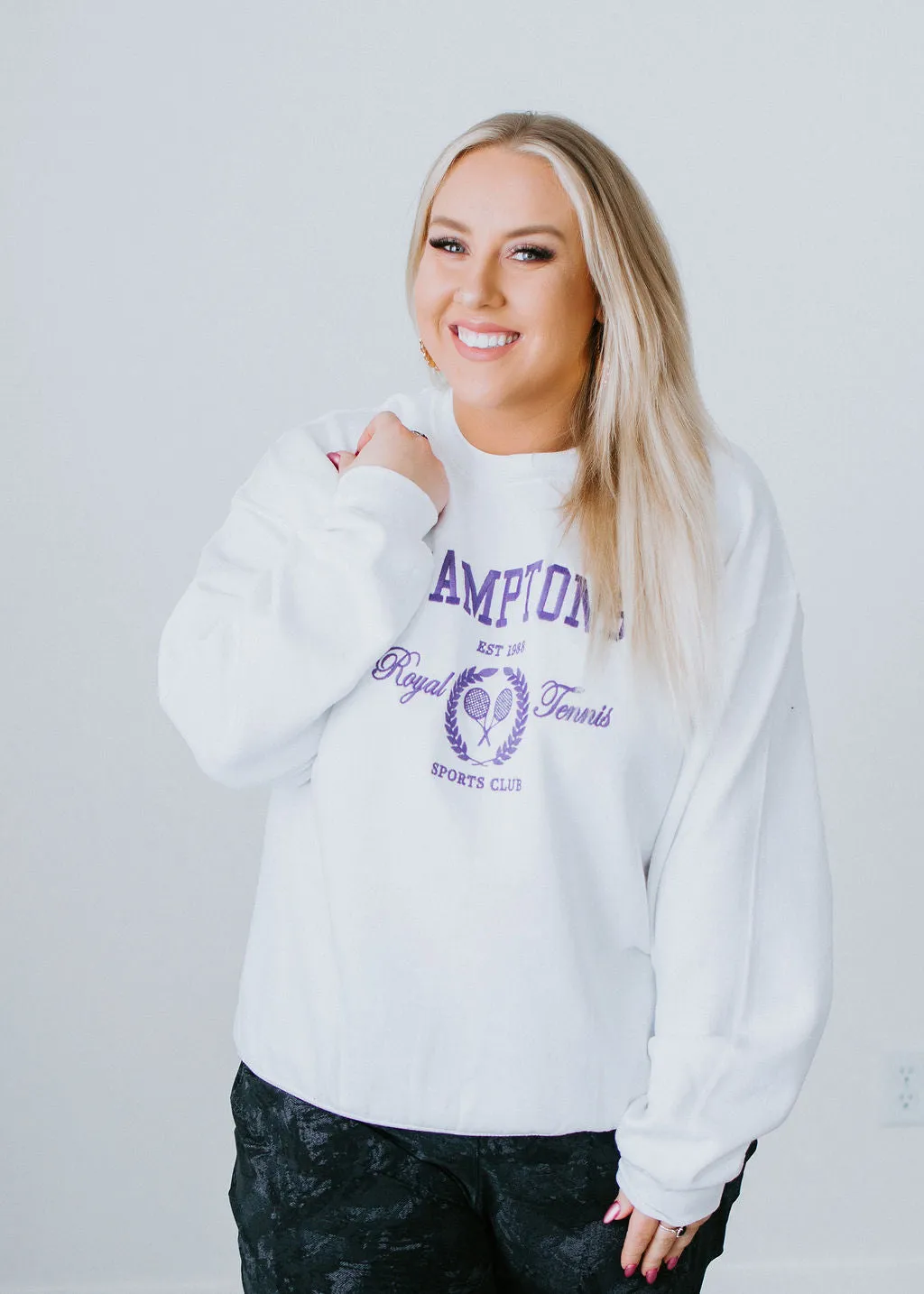 Hamptons Embroidered Sweatshirt