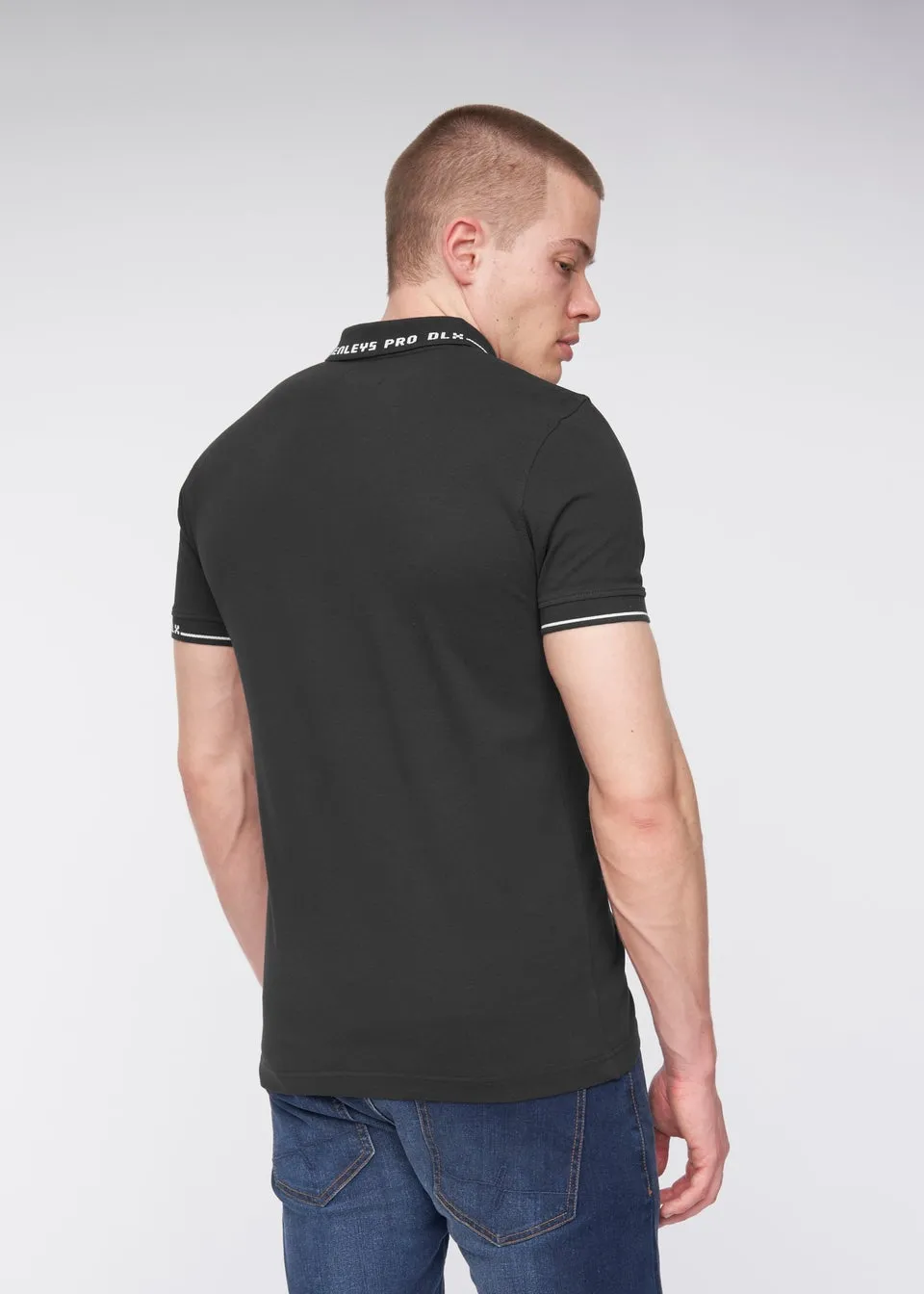 Henleys Black  Hentyme Polo