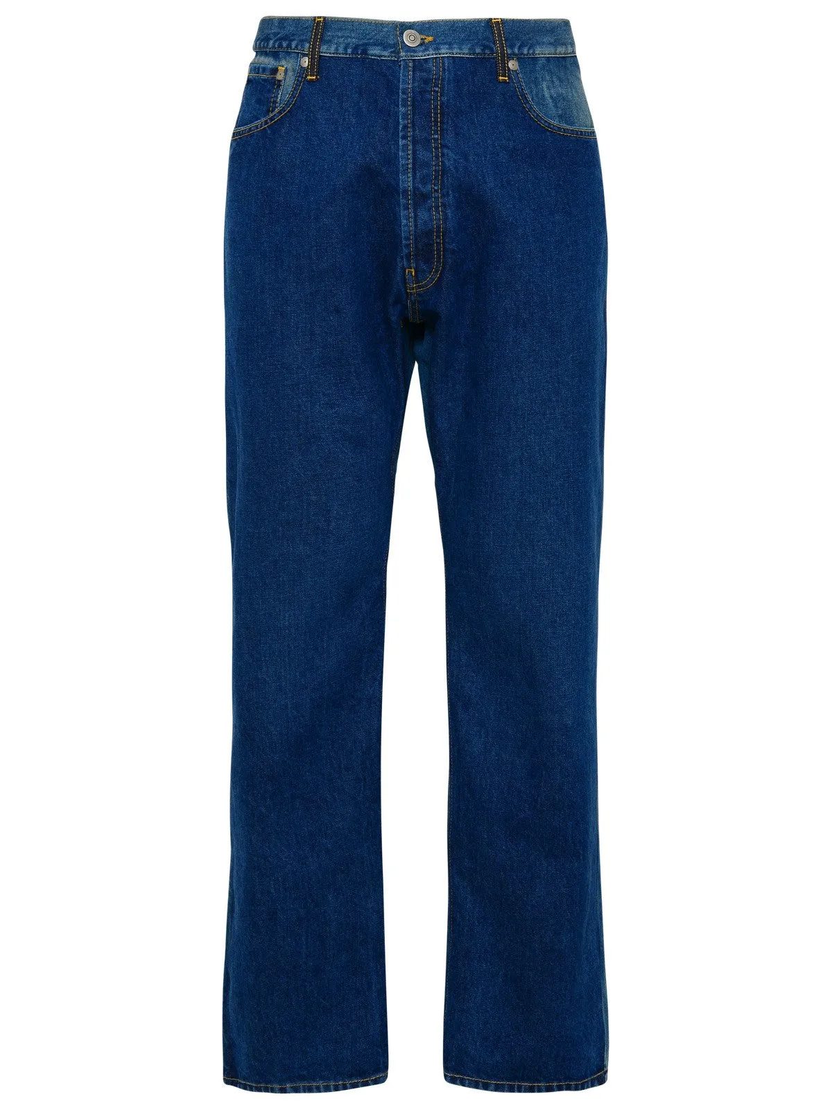 Maison Margiela Straight-Leg High Waist Jeans