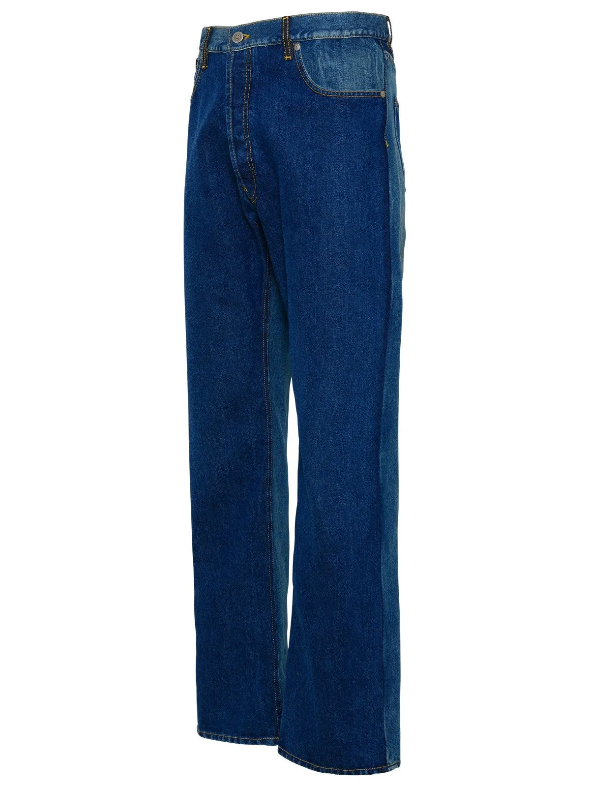 Maison Margiela Straight-Leg High Waist Jeans