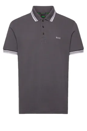 Contrast Grey Paddy Polo by Hugo Boss