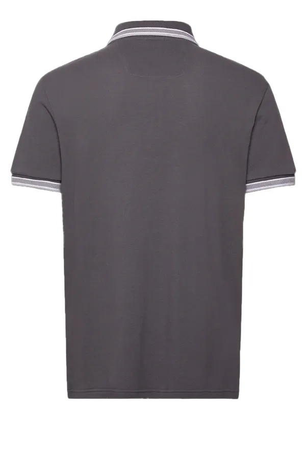 Contrast Grey Paddy Polo by Hugo Boss