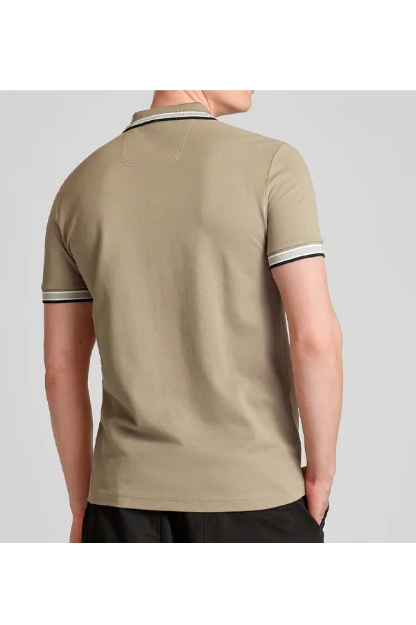 Sand Hugo Boss Contrast Paddy Polo