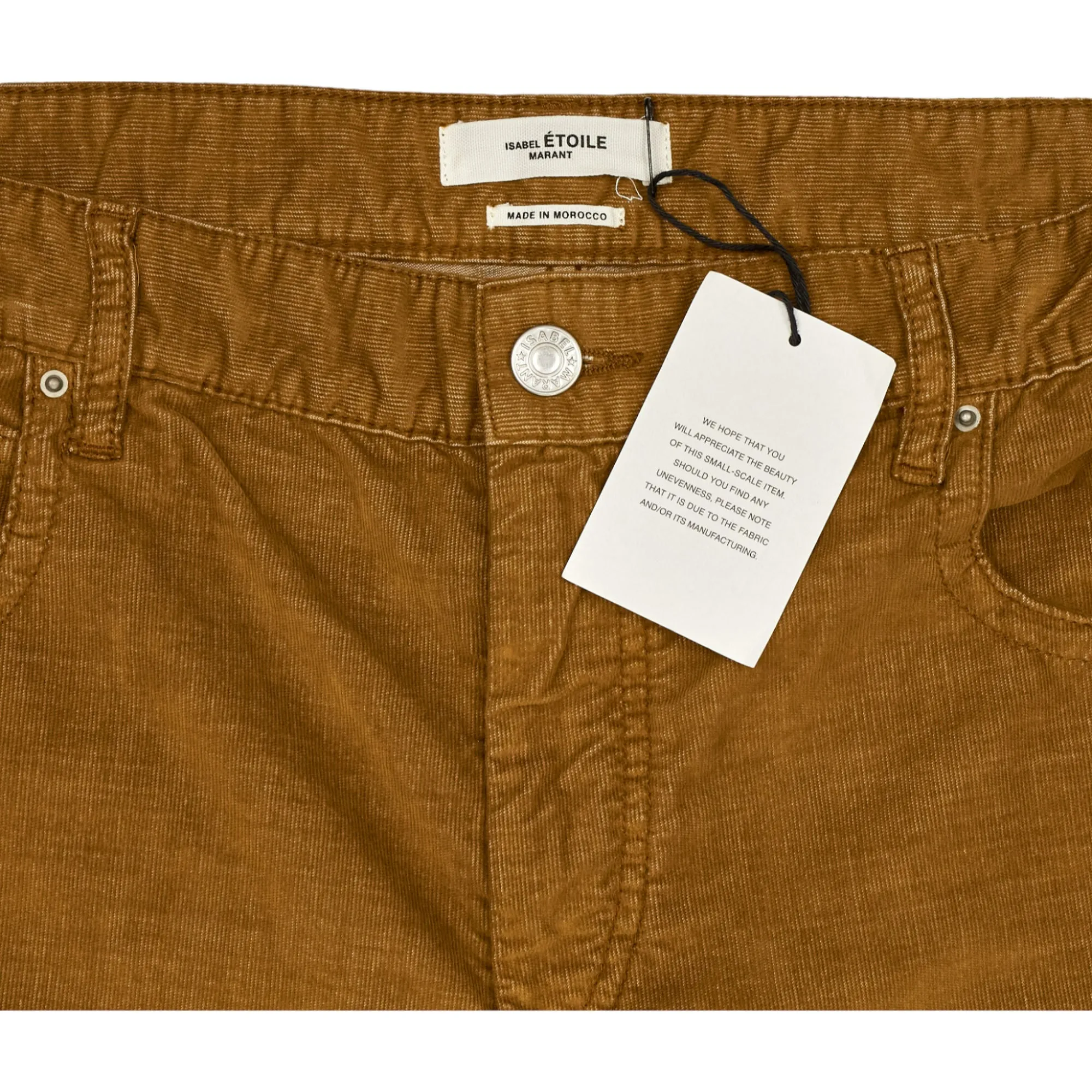 Isabel toile Marant Brown Cotton Trousers