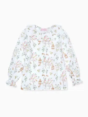 Ivory Blossom Lorna Long Sleeve Baby Girl Shirt