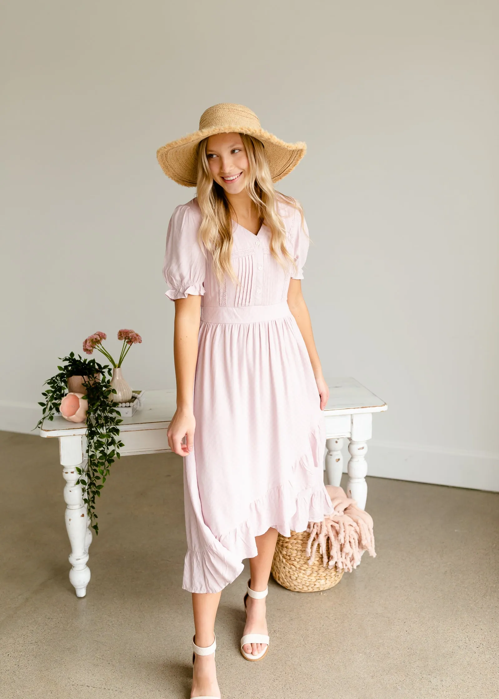 Ivory Straw Braided Sun Hat