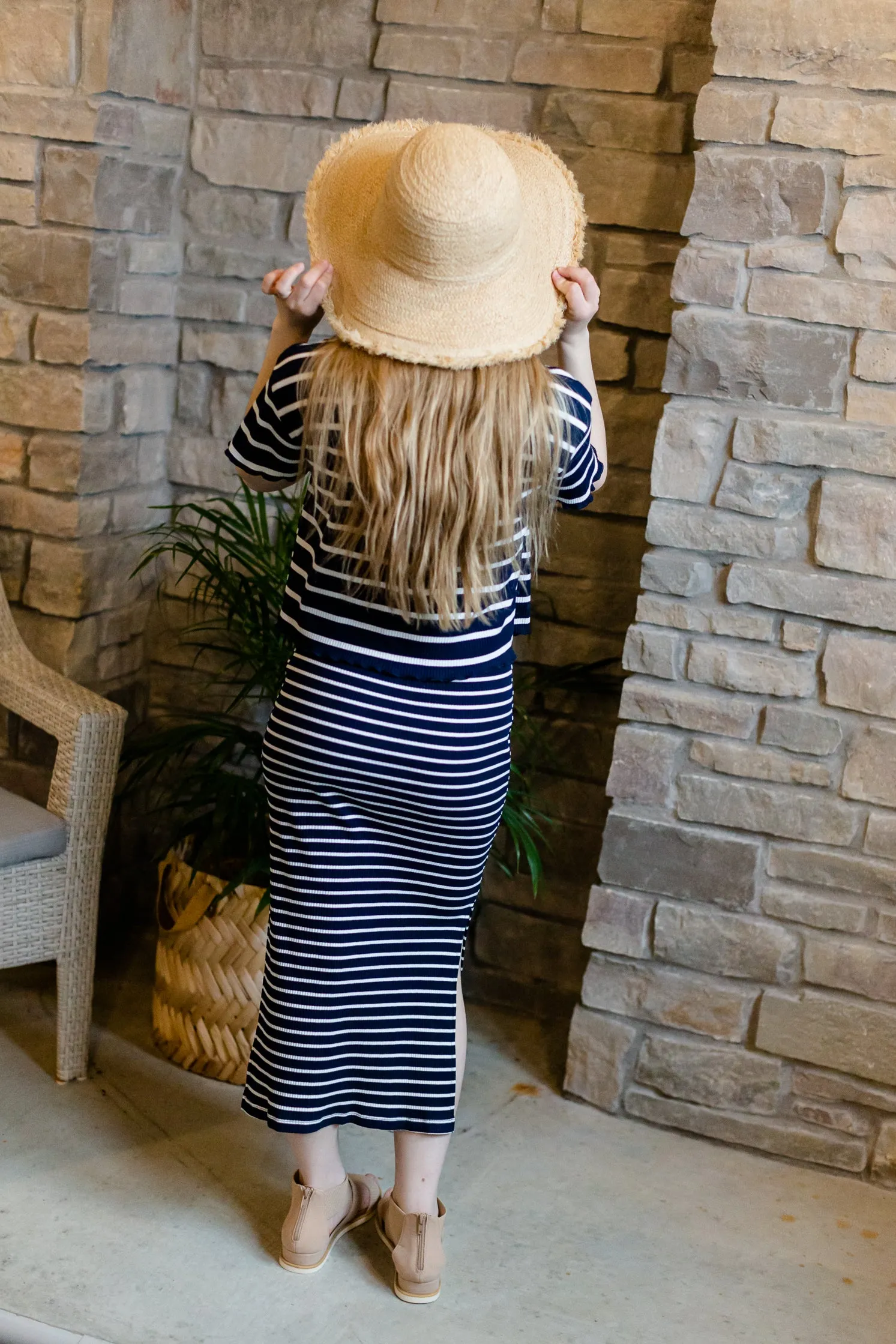 Ivory Straw Braided Sun Hat