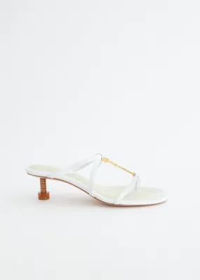 Jacquemus -  Les Sandales Basses Pralu Heels - Sandal