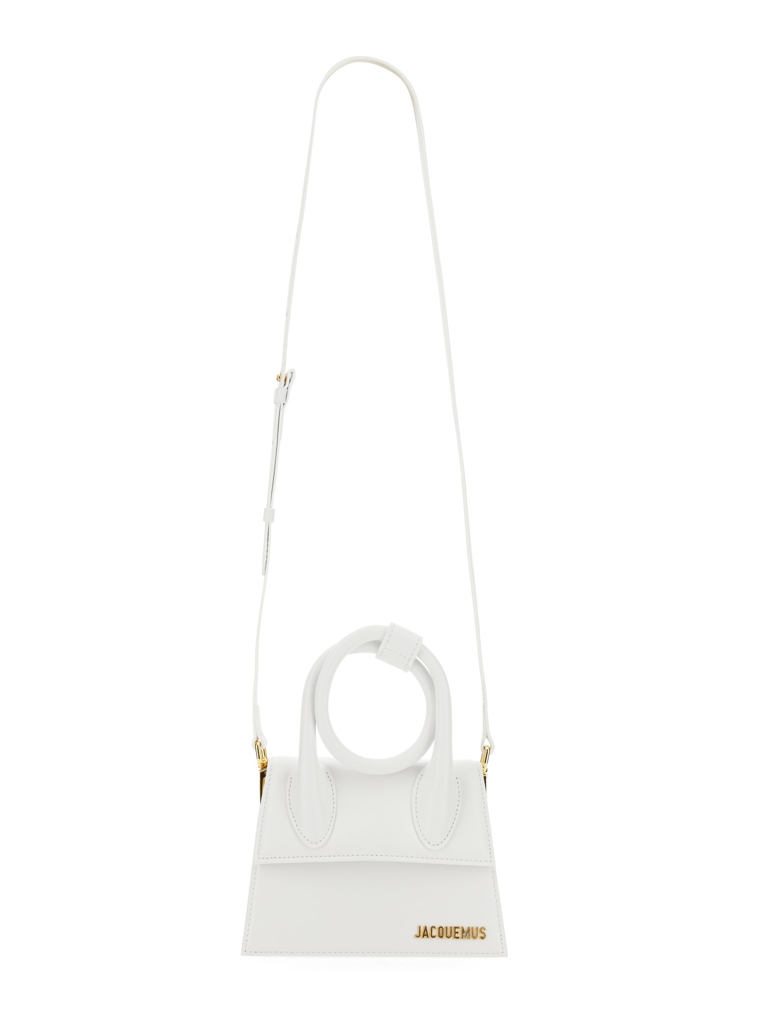 JACQUEMUS Petite Knot Leather Crossbody Bag