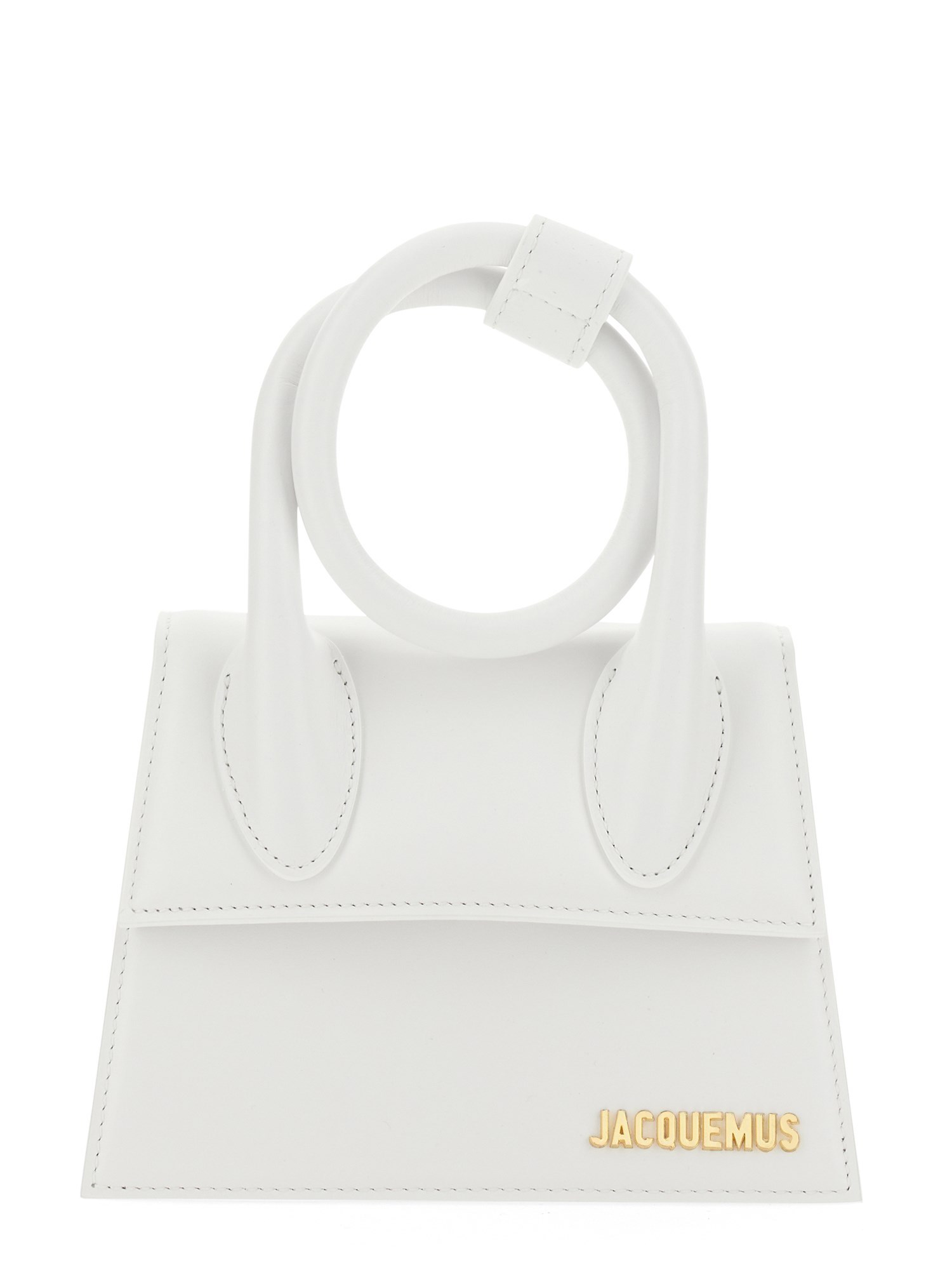 JACQUEMUS Petite Knot Leather Crossbody Bag