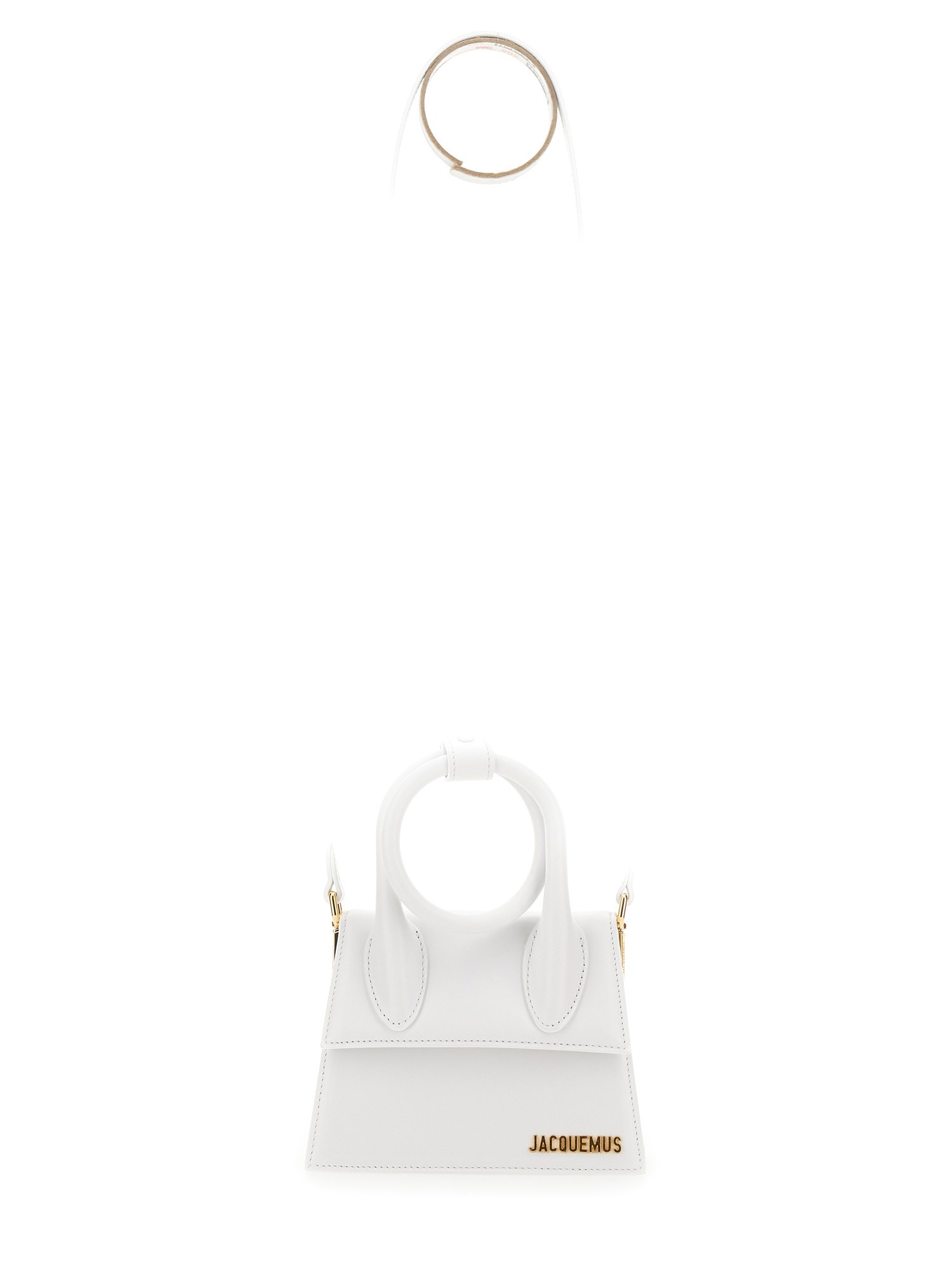 JACQUEMUS Petite Knot Leather Crossbody Bag