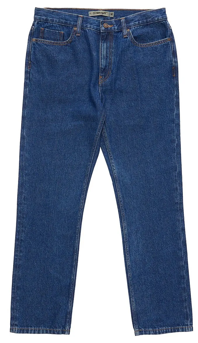 jeans DC Worker Straight Denim Rid - BSNW/Indigo Dark - men´s