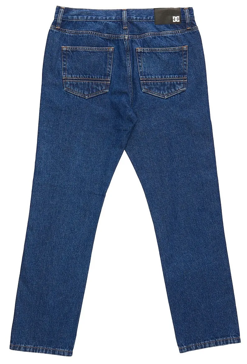 jeans DC Worker Straight Denim Rid - BSNW/Indigo Dark - men´s