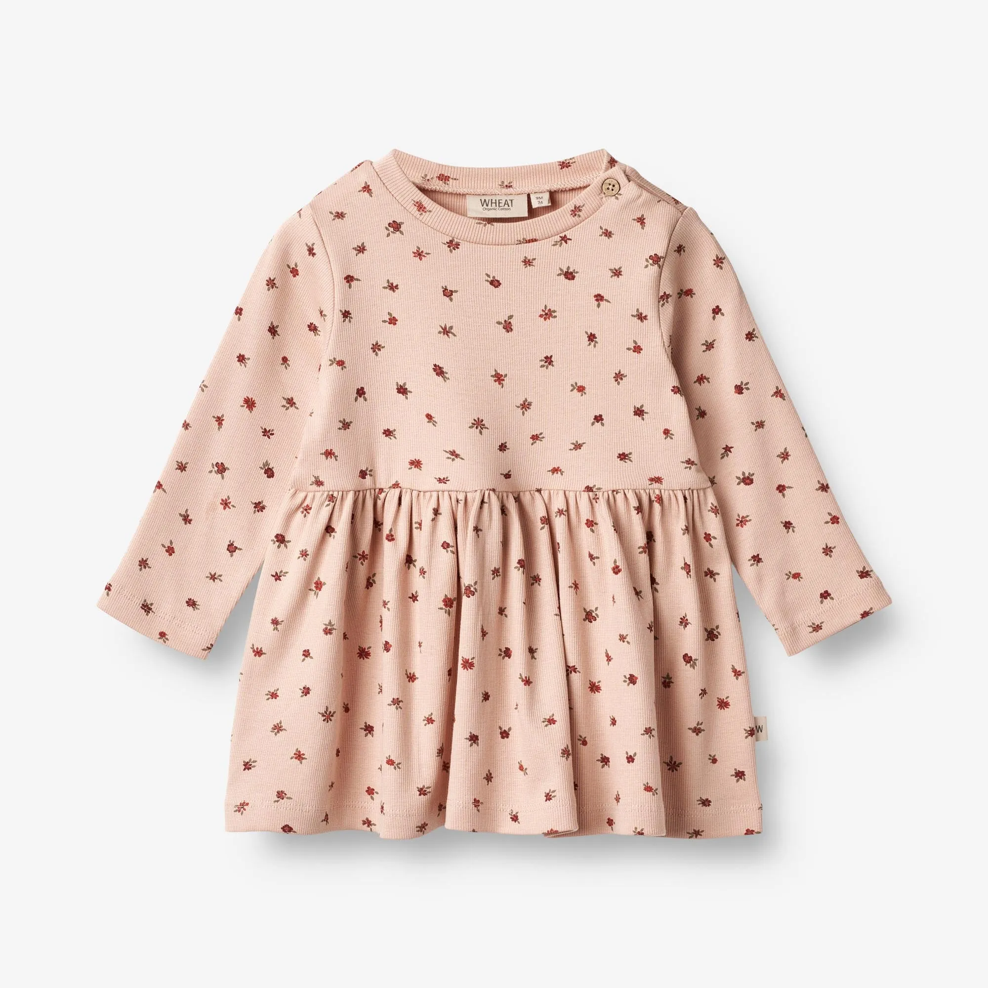 Jersey Dress Ryle | Baby - pink sand flowers