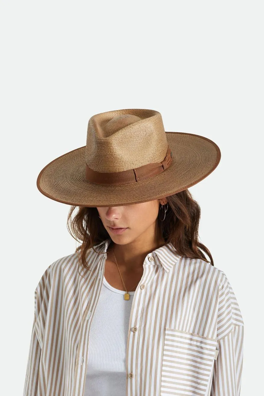 Jo Straw Rancher Hat Limited - Coffee/Brown Regular Tripilla