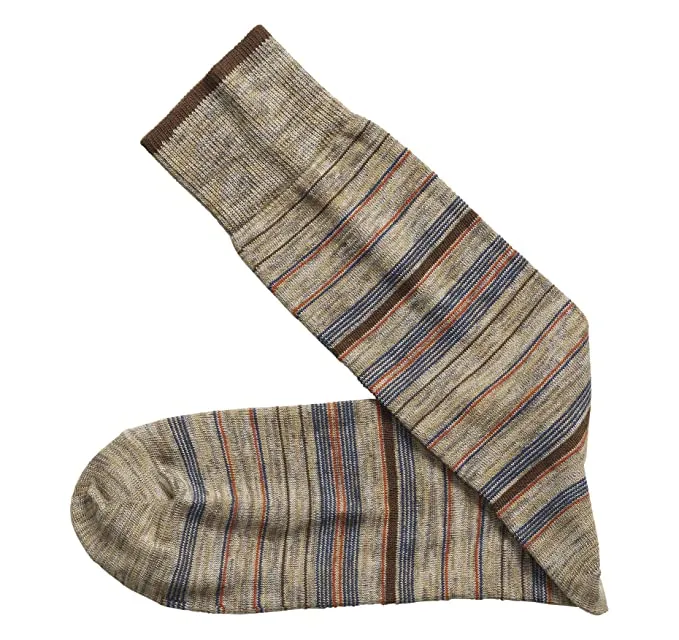 Johnston & Murphy Men's Heather Stripe Socks