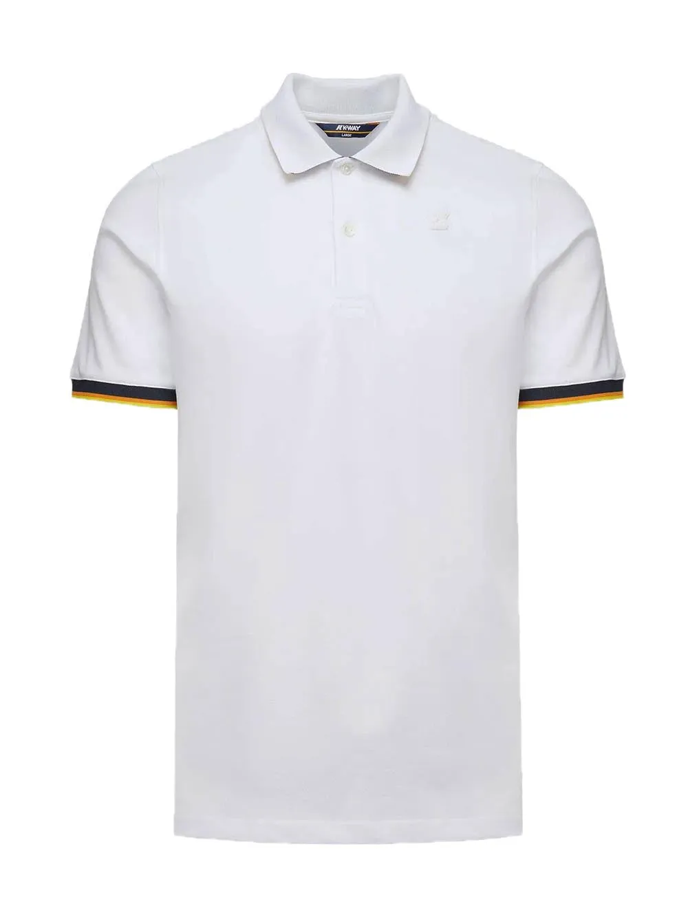 White K-Way Polo Uomo