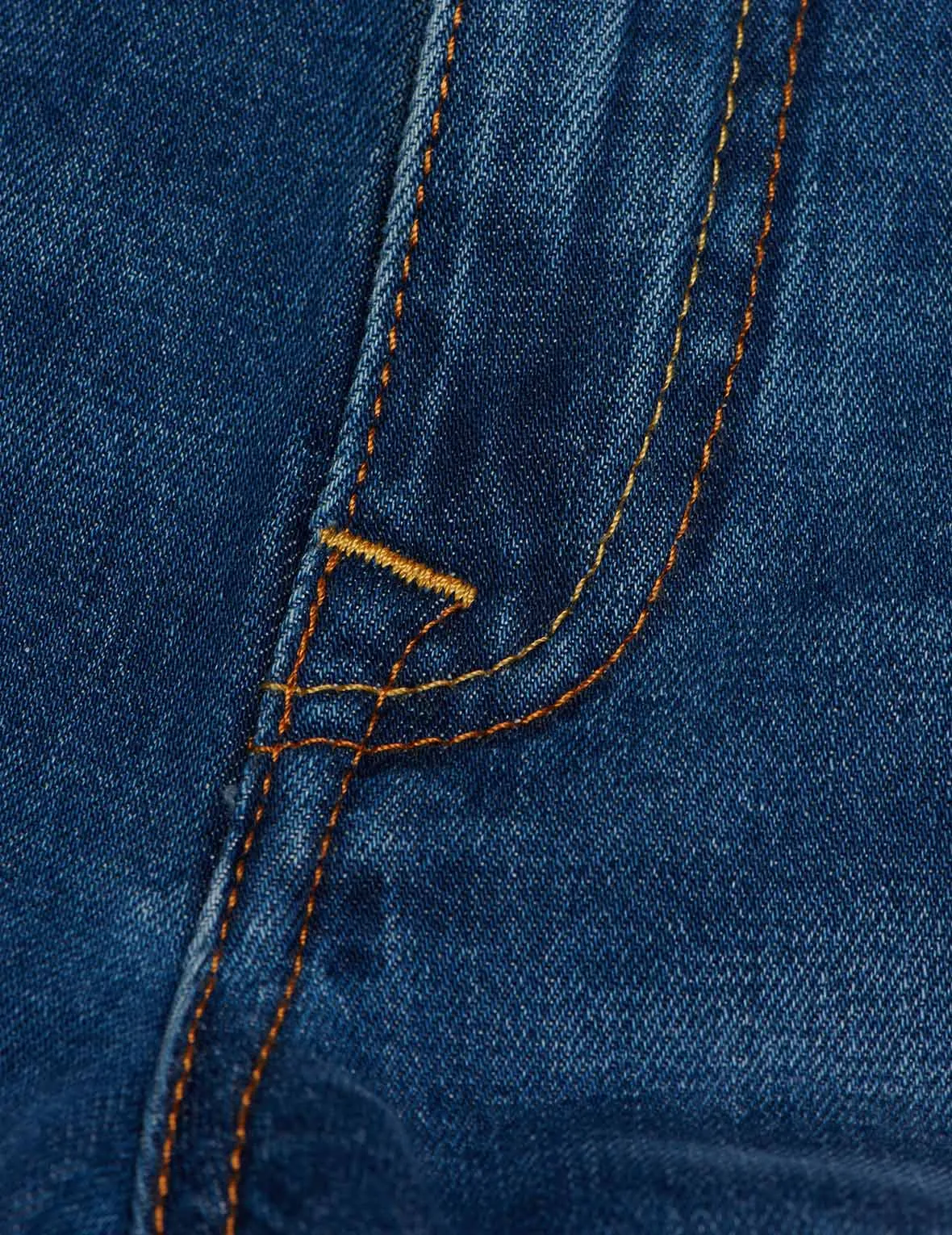 Kamon and Seagull Embroidered Relax-Cut Denim Jeans