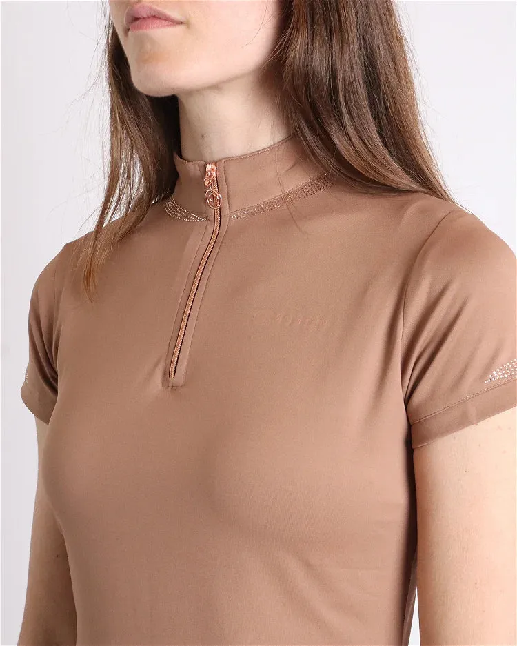 Kelsey Rosegold Crystal Polo